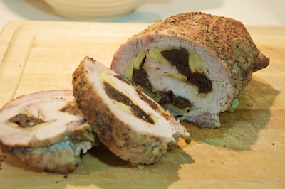 sliced Apple-Stuffed Pork Loin