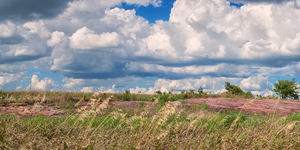 Petroglyphs Prairie Panorama